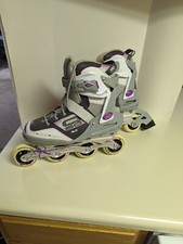 Roller Derby Women's Aerio Q60 Inline Skates Size 9 Purple Accents OUTSTANDING 