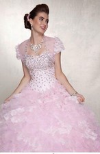 VIZCAYA BY MORILEE QUINCEANERA BALLET PINK DRESS