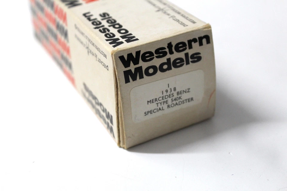 1:43 Western Models 1938 Mercedes Tipo 540K Special Roadster Rosso - Immagine 3 di 3
