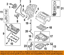 KIA OEM 14-15 Sorento EngineTransaxle Engine Parts-Tensioner 244103CGA3