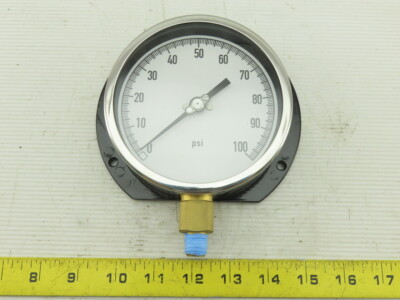 #ad Grainger 11A487 Pressure Gauge 0 to 100 psi Range 1 4quot; NPT $32.62