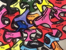 Personalized Mesh Dog Harness Soft Comfortable Padded No Choke Custom Embroidery