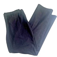 H for Halston Jeans 14 Pull On elastic waist Blue / Black Excellent Condition