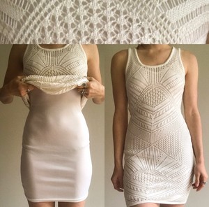 crochet bodycon dress