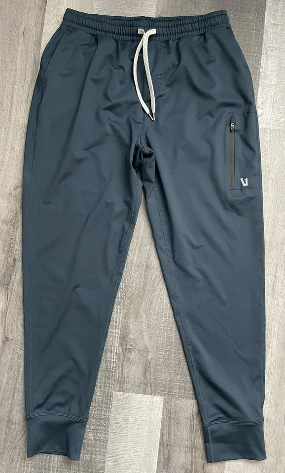 Men’s Vuori Sunday Performance Jogger Pants Size Small? Blue Tapered