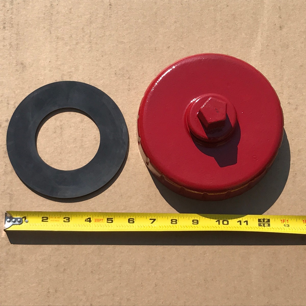 PUMPER NOZZLE CAP 4-1/2” NST (and 4-1/2” NH) CLOW KENNEDY M&H FIRE PUMPER NOZZLE CAP 4-1/2” NST (and 4-1/2” NH) CLOW KENNEDY M&H FIRE