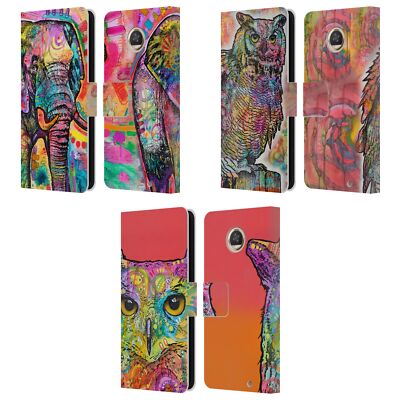 OFFICIAL DEAN RUSSO WILDLIFE 2 LEATHER BOOK WALLET CASE FOR MOTOROLA PHONES