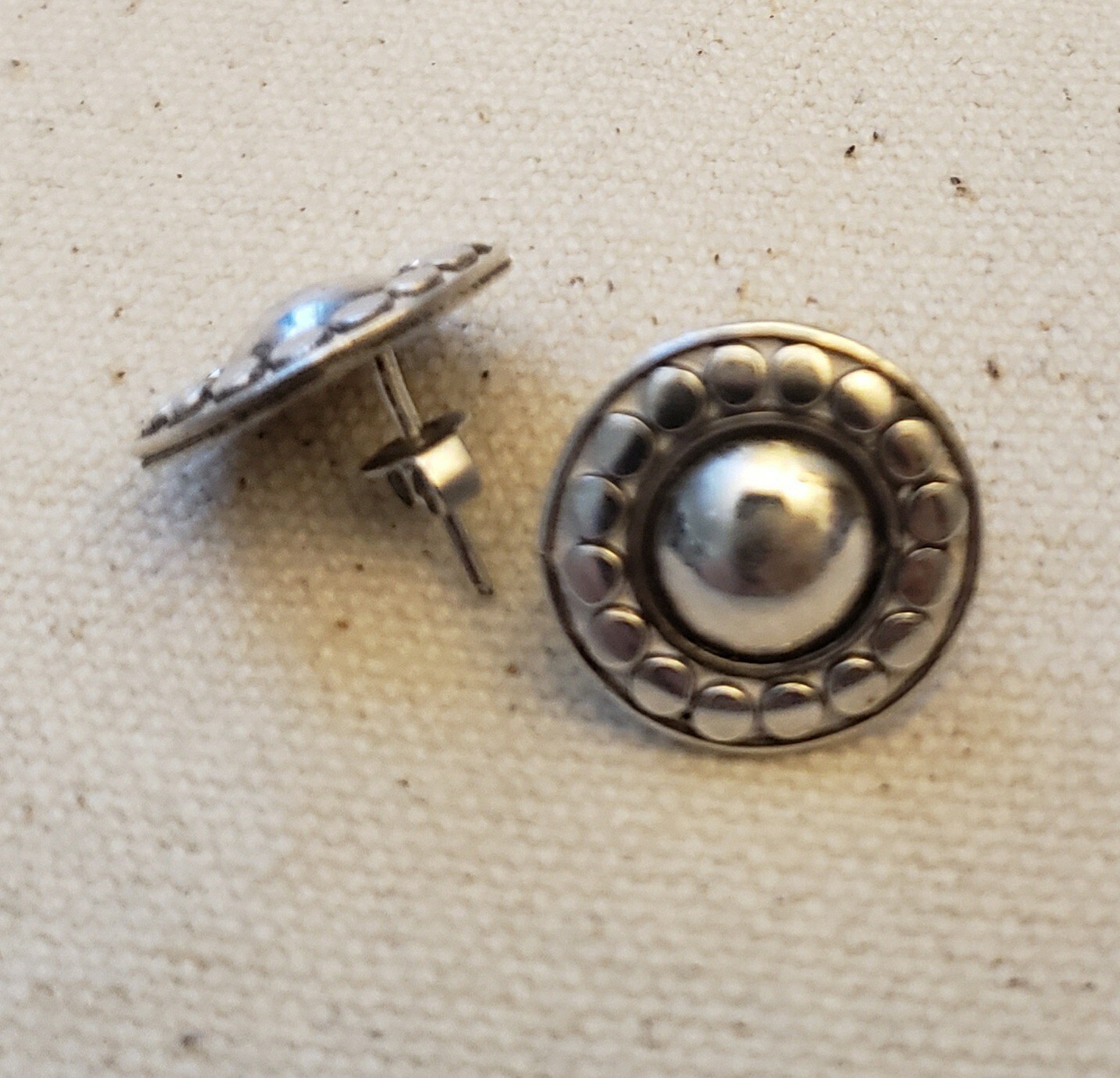 Two Pairs Solid 925 Sterling Silver Button Post L… - image 6