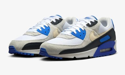 nike air max 90 royal blue and black