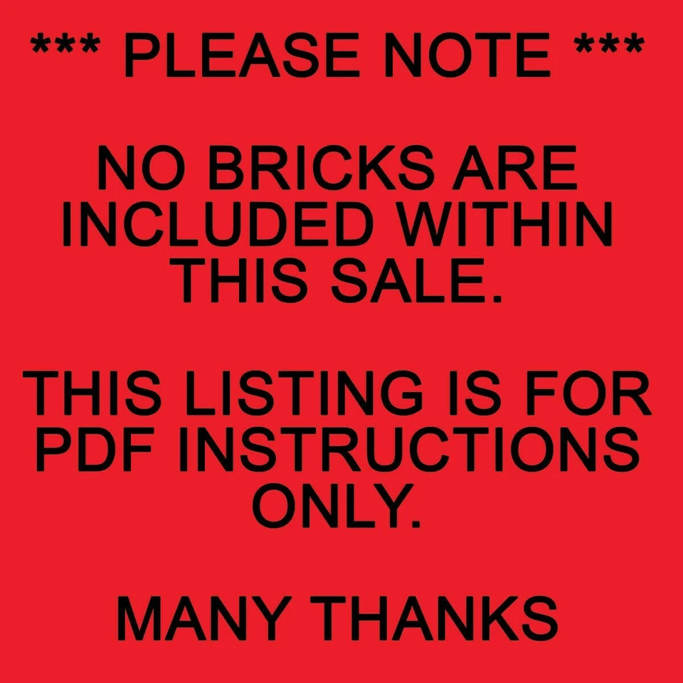 Lego Brickheadz monster truck MOC - PDF INSTRUCTIONS ONLY NO BRICKS! - Image 2 of 2