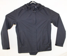 Merrell Womens Medium Black X Dry Hooded Vented Full Zip Long Sleeve Jacket