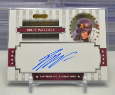 Brett Wallace 2008 Razor Signature Series Exclusive Signatures #ES-11 Auto  4-C