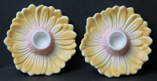 Lightscapes Sunflower Taper Candlestick Candleholders