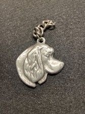 I love My Cocker Spaniel Keychain by Rawcliffe 1980 s Pewter