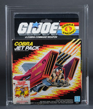 1987 Hasbro GI Joe Series 6 Cobra Jet Pack AFA 85  MISB Sealed