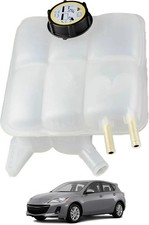 Front Engine Coolant Reservoir Tank with Cap Fit for Mazda 3 Compatible with 2