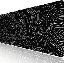 Large Gaming Mouse Pad Extended XXL Mouse Mat Long Desk Pad with Stitched Edges