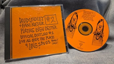 DAVID LINDLEY & HANI NASER - Playing Even Better, Bootleg #2, 1995 CD, EX cond.