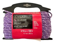 Everbuilt 3/16" x 100 ft Polypropylene Rope/OUTDOOR MACRAME' Craft Waterproof