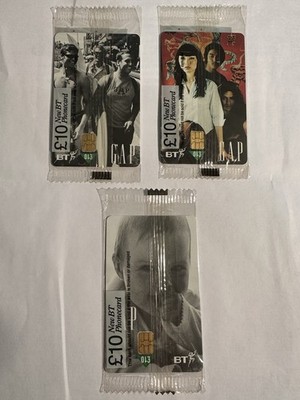 UK BT Telefonkarten GAP CLOTHING STORE UND BABY GAP 3 £10 KARTEN VERSIEGELT