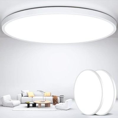 12 ''LED Ceiling Light 24W Color Temperature 5000K, Flat Circular Ceiling Ligh...