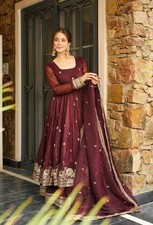 Indian Style Crunchy Silk Top And Bottom With Dupatta For Women  Girls