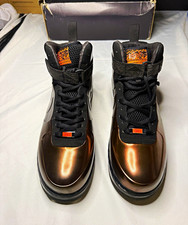  2013 Nike Air Force 1 Foamposite BHM QS Blac...