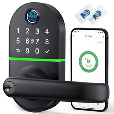 Smart Keypad Door Lock - 7 in 1 WiFi Keyless Entry for Front - Easy Installation