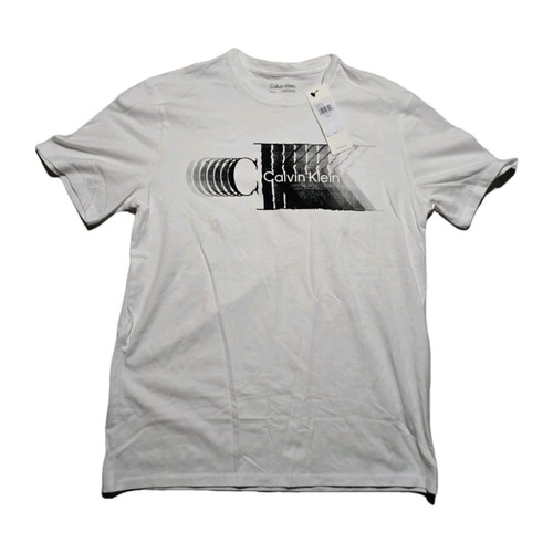 Clavin Klein Graphic T Shirt White Size Small