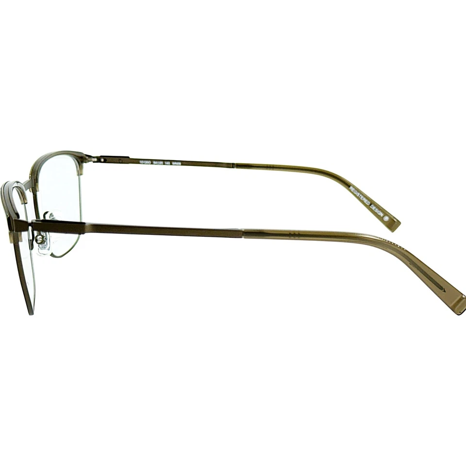 Marco de gafas de metal Morel OGA 10120O para hombre MN09 marrón 54-20 bisagras de resorte Foto 4 de 4