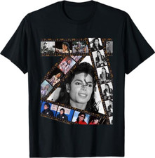 The King of Pop Michael Jackson MJ-002 Black Cotton 100 T-Shirt, Unisex-Adults,