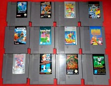 NES Game Bundle – 12 Classic Games – PAL TESTED WORKING