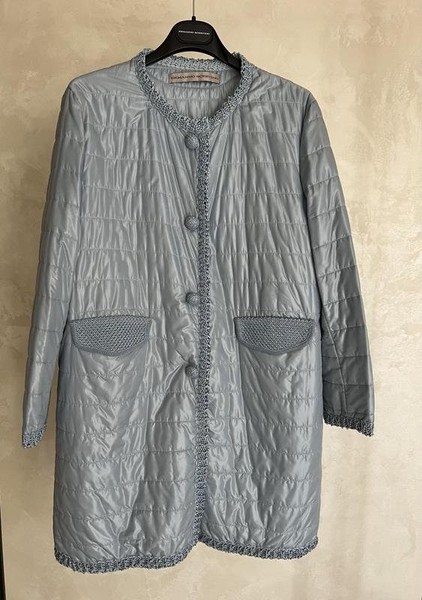 Women Ermanno Scervino Coat Grey 38 / M / 46