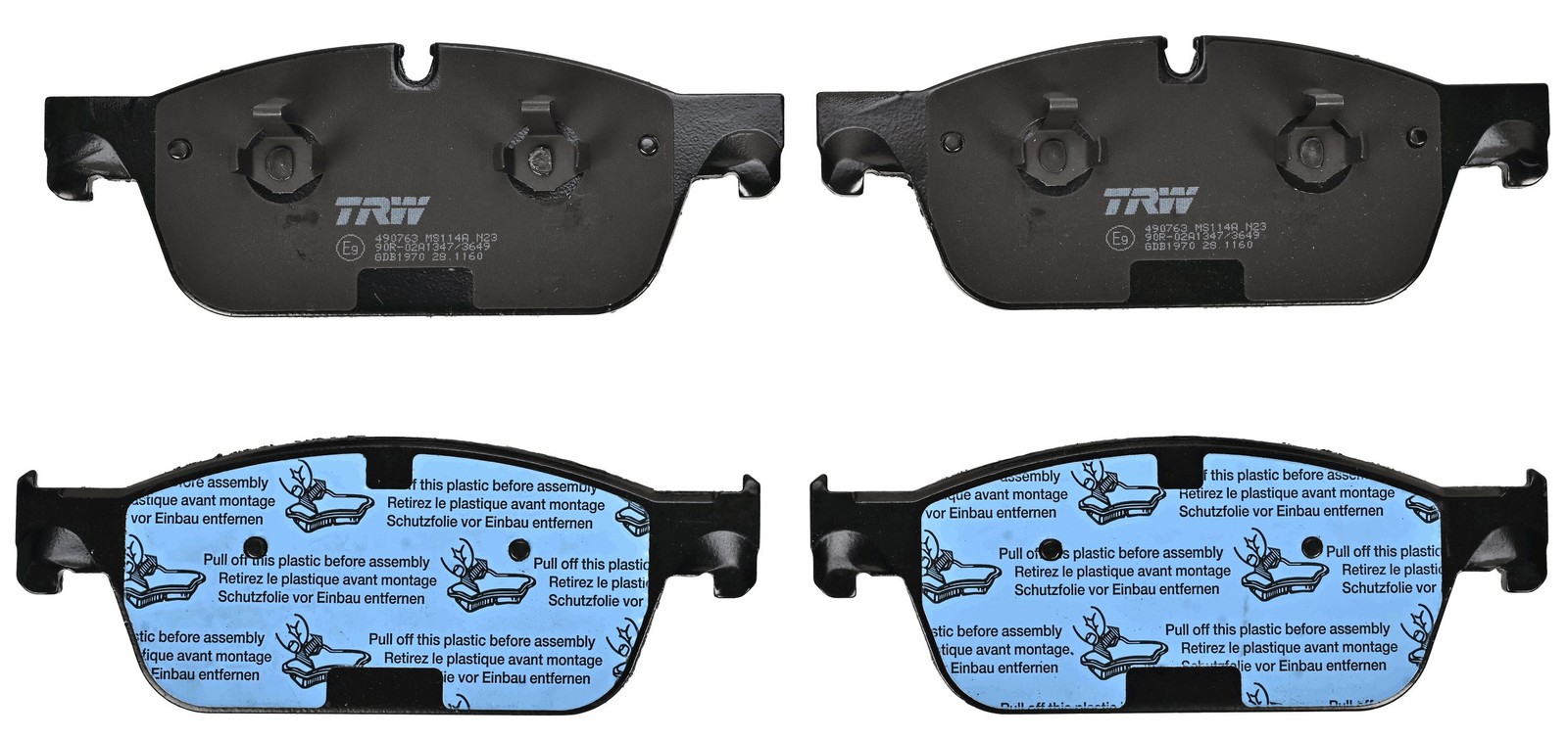 Für TRW GDB1970 BRAKE PAD SET, DISC BRAKE