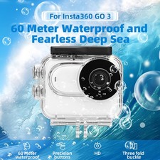 60M Camera Underwater Case Surfing Diving Housing Shell For Insta360 GO 3