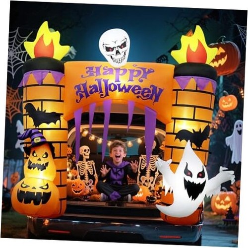 Halloween Inflatables Ebay 5.2FT Halloween Inflatables, Trunk or Treat Car Decorations Kit, Blow ...