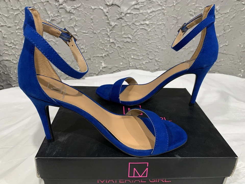 ZAPATOS MUJER MATERIAL NIÑA MBLAIRE5 COBALTO TALLA 8M AZUL TACONES ALTOS Foto 4 de 4