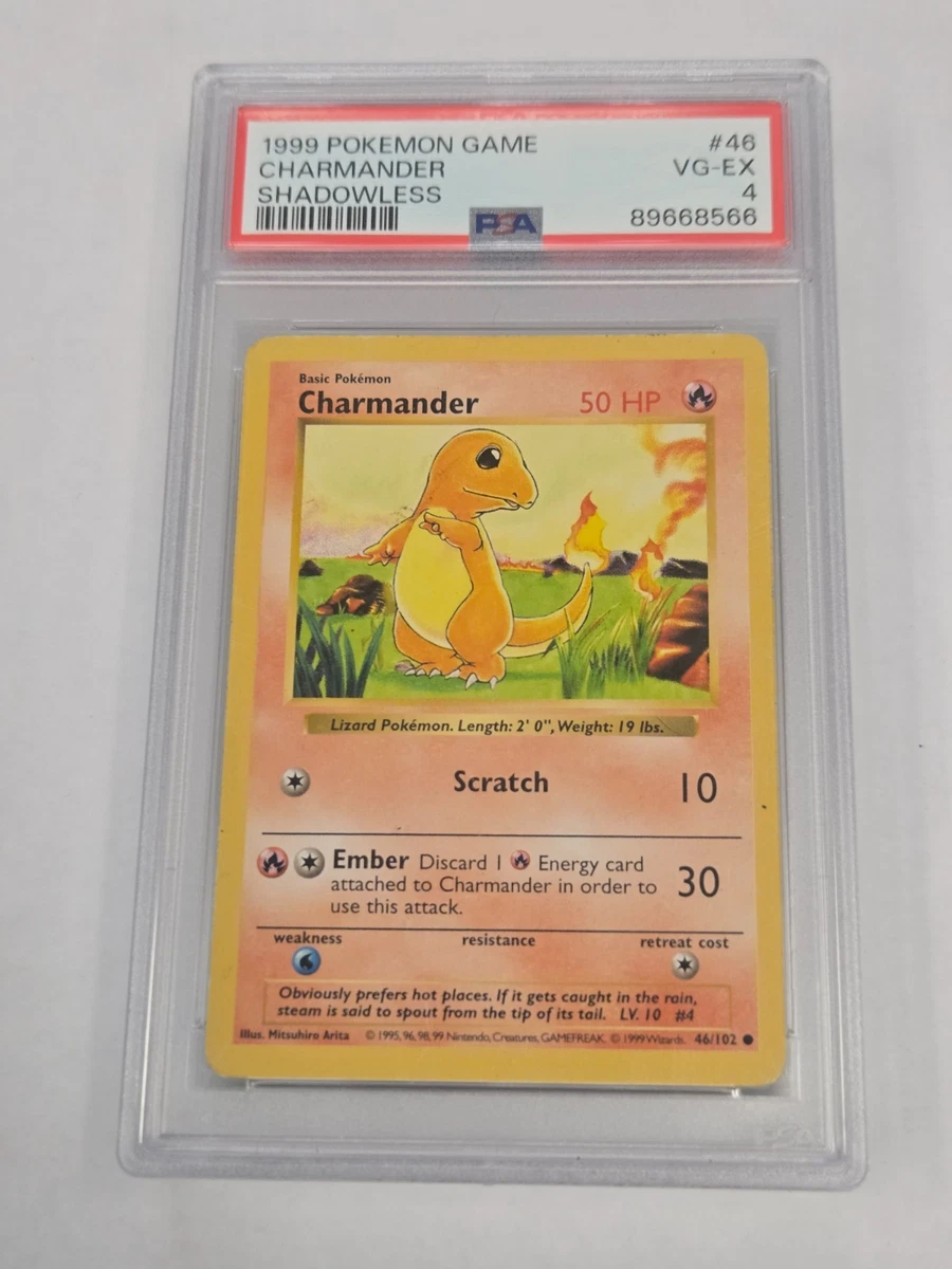 Charmander Pokémon TCG Shadowless Individual Collectible Card Game
