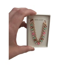 Bomb party Jewel Candy The Jasmine Bracelet Peach Honeydew