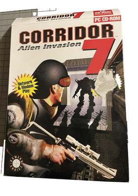 Corridor 7: Alien Invasion (1994)   PC Big Box CD ROM   Capstone   Complete