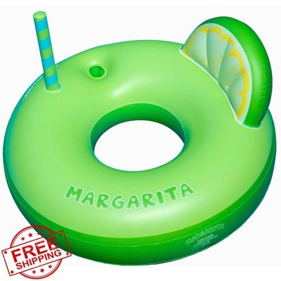 Swimline Margarita Pool Ring Cupholder Backrest