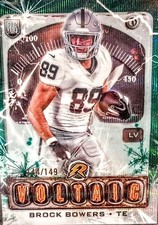 Brock Bowers 2024 Topps Resurgence - Voltaic Teal Surge Refractor /149