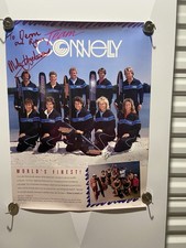 team connelly signed poster water skiing 80s ...