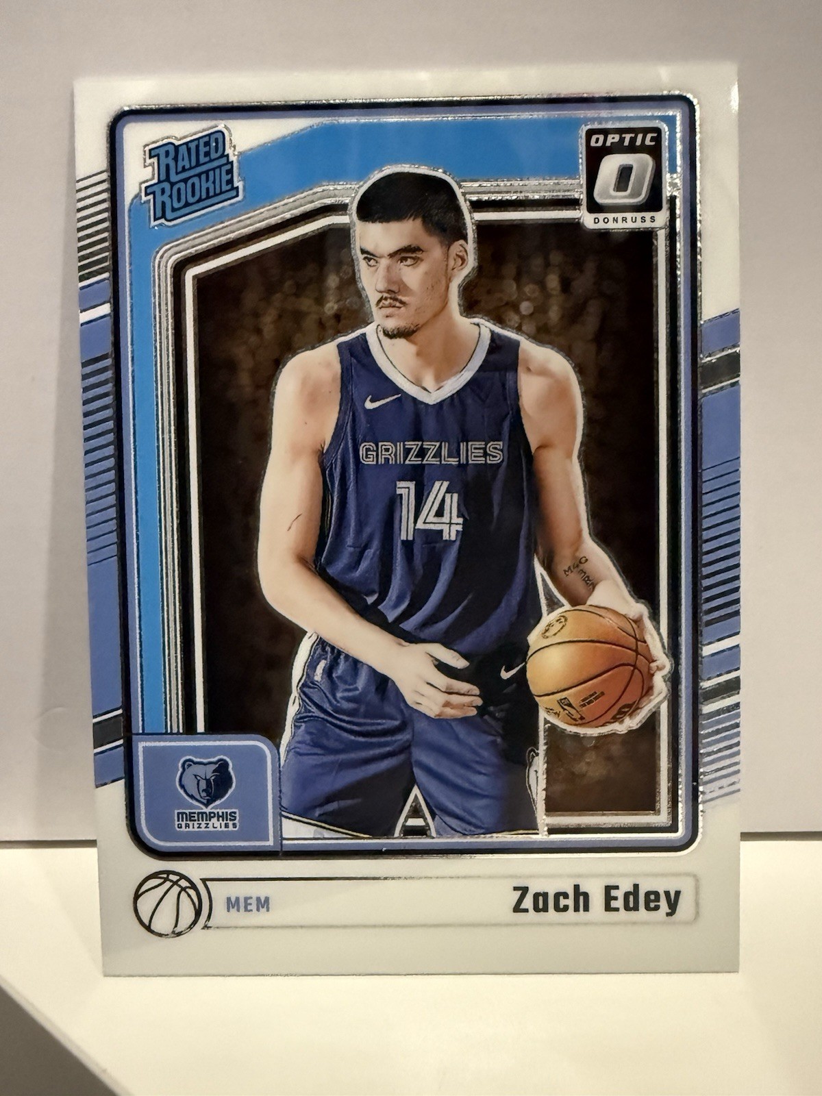 2024-25 Donruss Optic Zach Edey Rated Rookie #288 Memphis Grizzlies