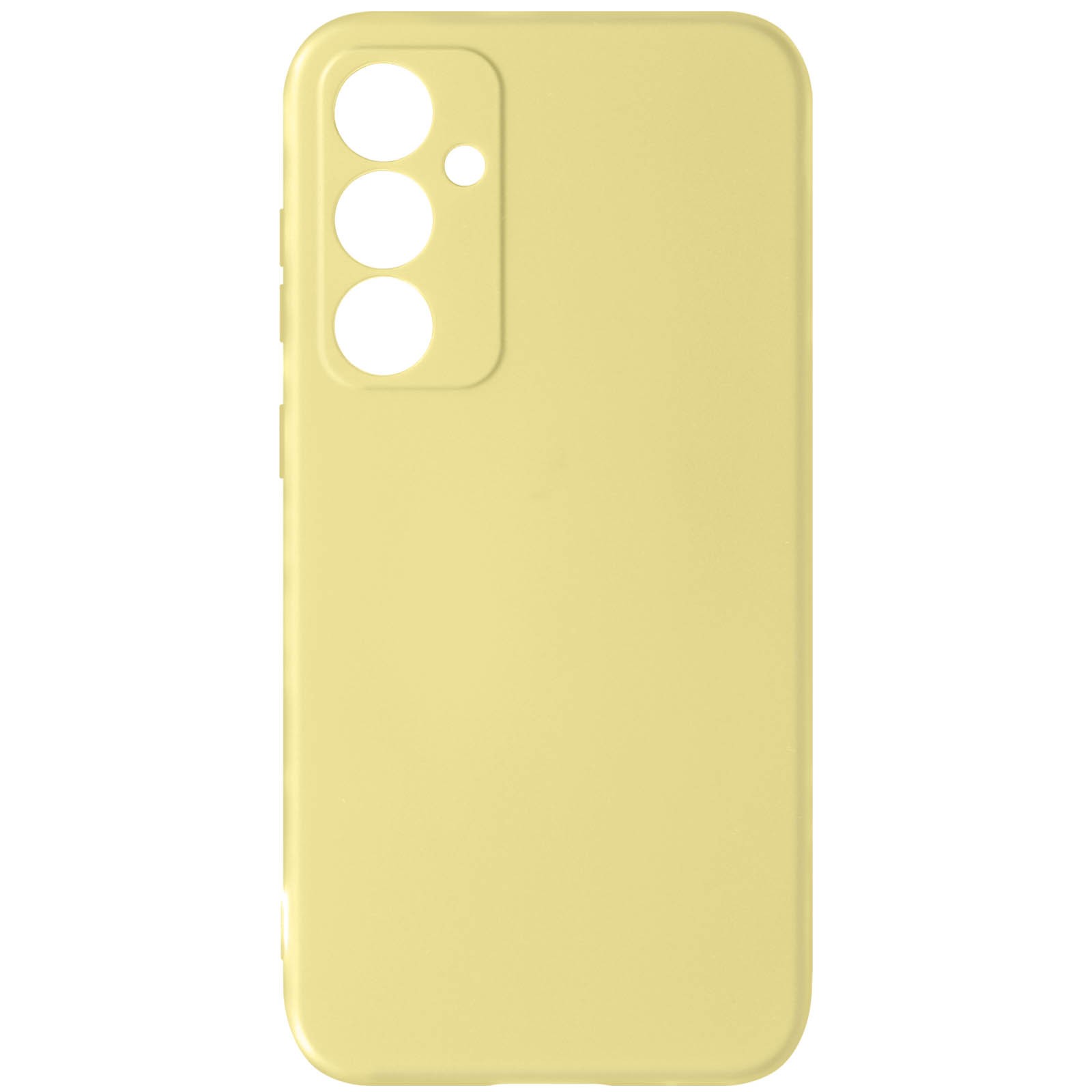 Silicone semi-rigide Avizar pour Galaxy S23 FE coque de protection jaune