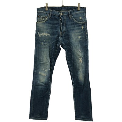 Dsquared2 16SS Super Twinky Skinny Indigo Denim Pants S71LB0068 Used