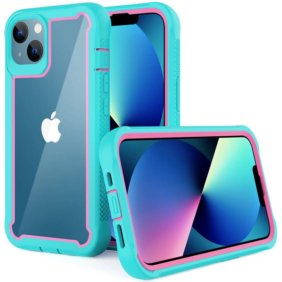 Shockproof Case Fr iPhone 13 12 11 Pro Max Heavy Duty Hard Slim Clear Case Cover - Image 3 of 4