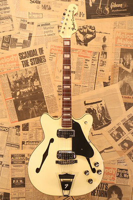 ギター fender coronado II Fender 1968 Coronado 2 Olympic White Finish