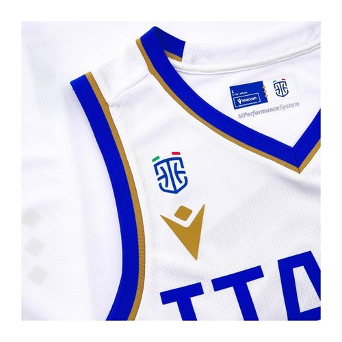 BASKETBALL ITALY - JERSEY SHIRT HOME - MACRON - Season 2025/26 - Picture 3 of 3