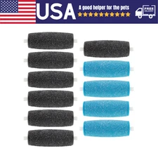11-Pack Roller Refill Heads: 7 Extra Coarse & 4 Regular for Amope Pedi Foot File
